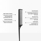 Carbon Rat Tail Teasing Comb, , large image number null